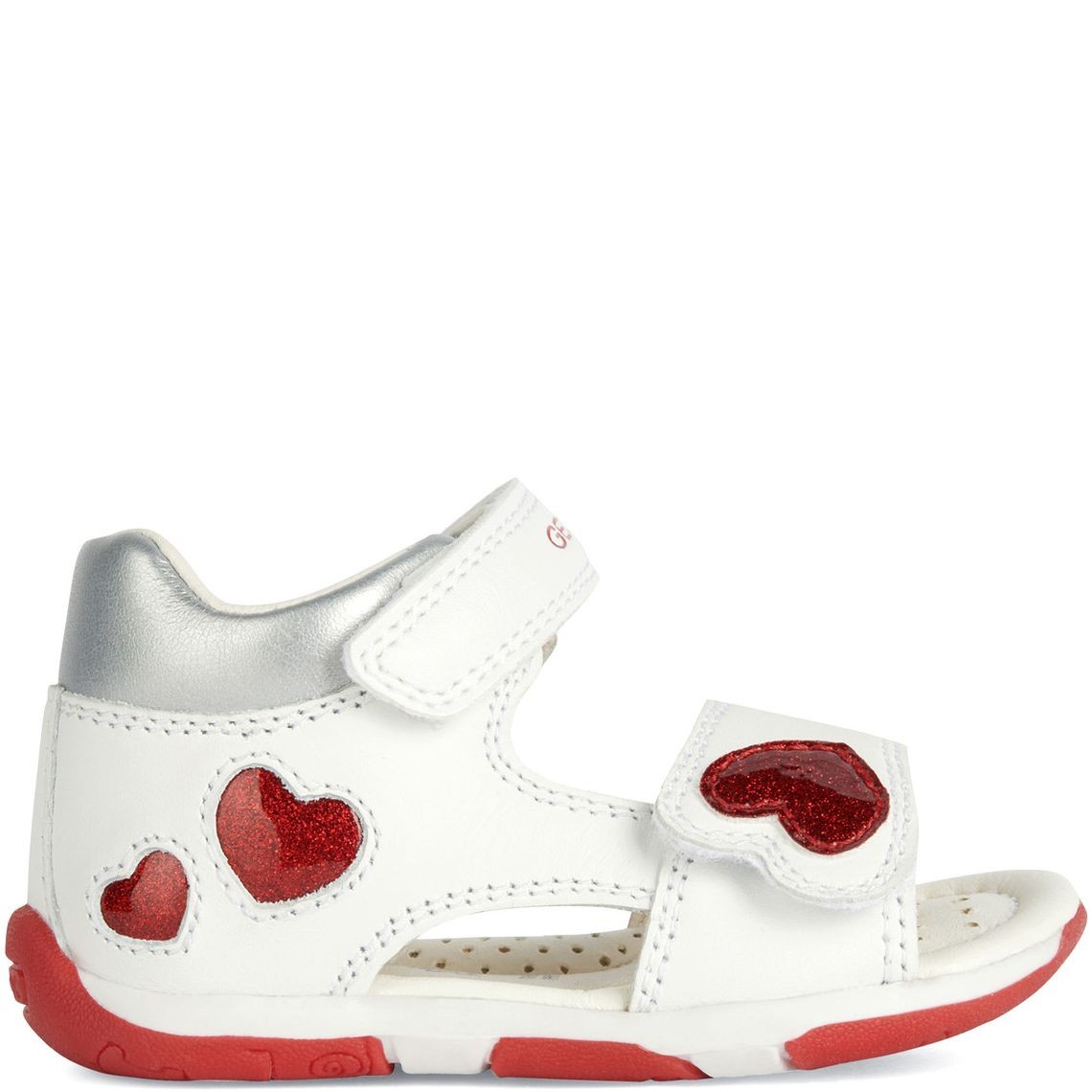 GEOX Basutės mergaitėms, Balta, SANDALS TAPUZ 2