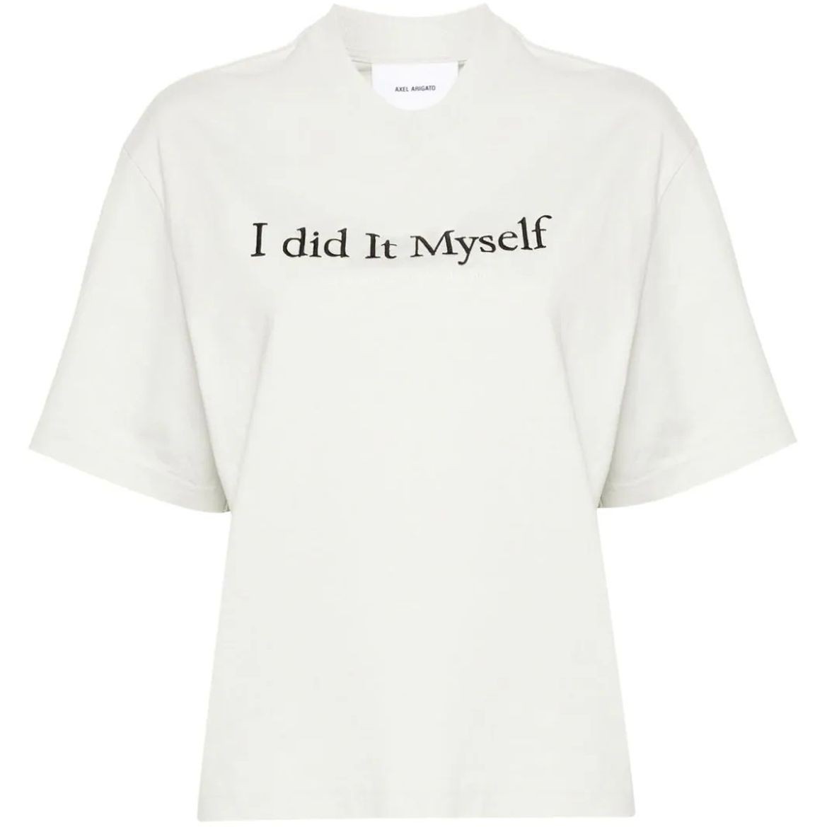 AXEL ARIGATO Marškinėliai trump. rankovėmis moterims, glue, I did it myself t shirt 1