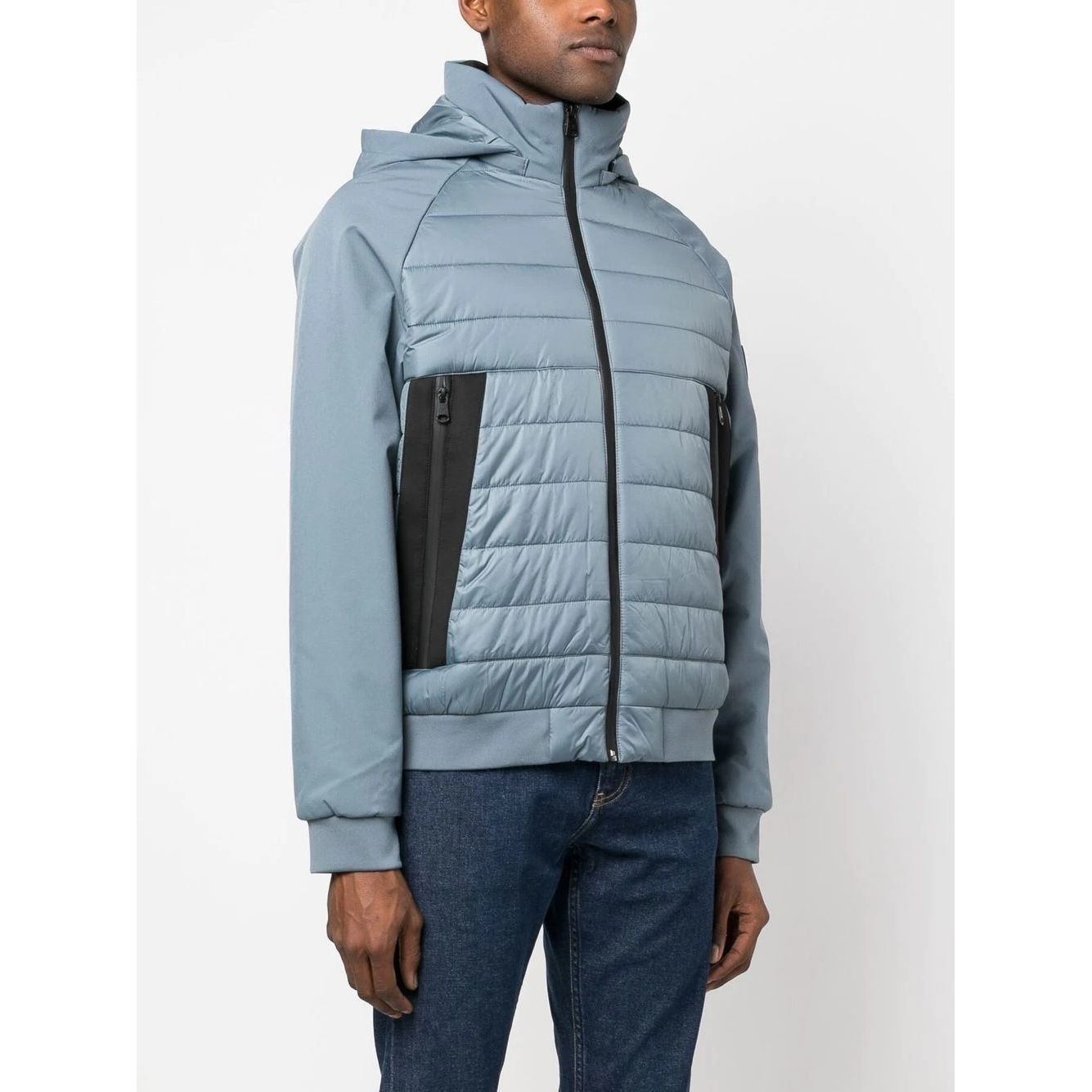 CALVIN KLEIN Lengva striukė vyrams, Pilka, Essential mix media jacket 3
