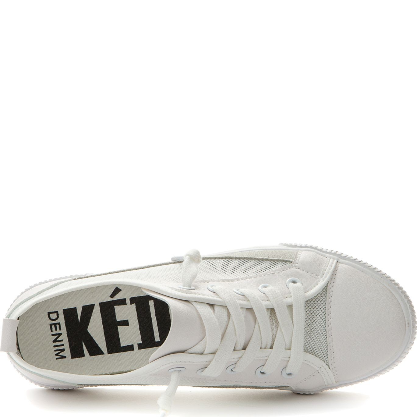 KEDDO DENIM Sportbačiai moterims, Balta, SNEAKERS 4