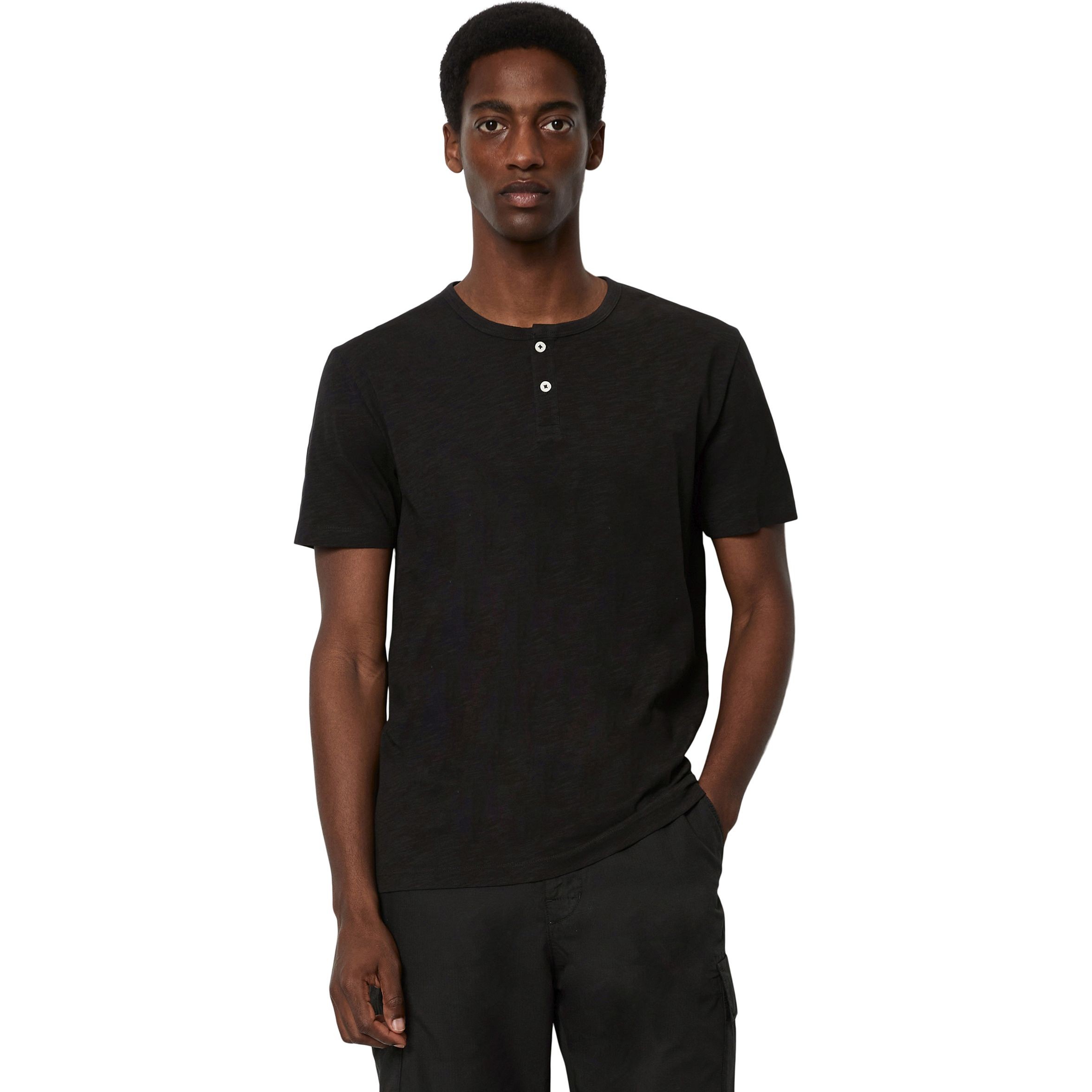 MARC O'POLO Marškinėliai vyrams, Juoda 2