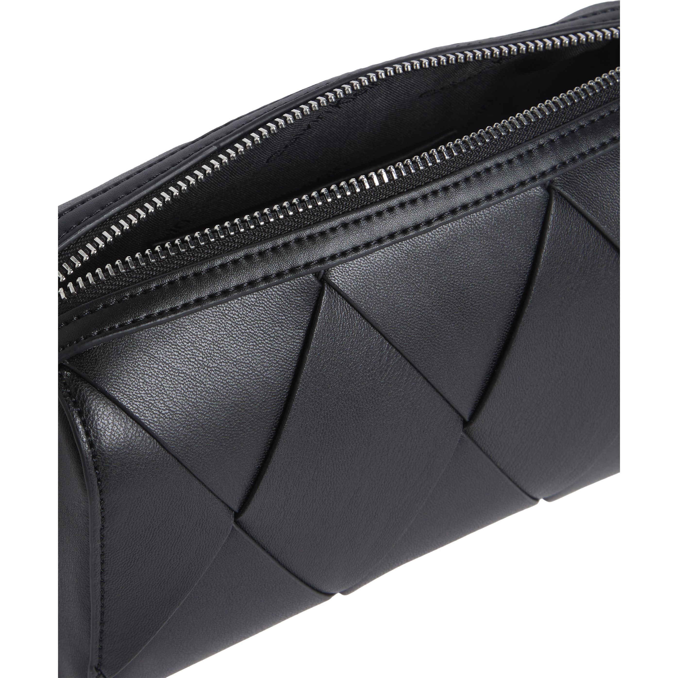 CALVIN KLEIN Rankinė per petį moterims, Juoda, Woven camera bag 3