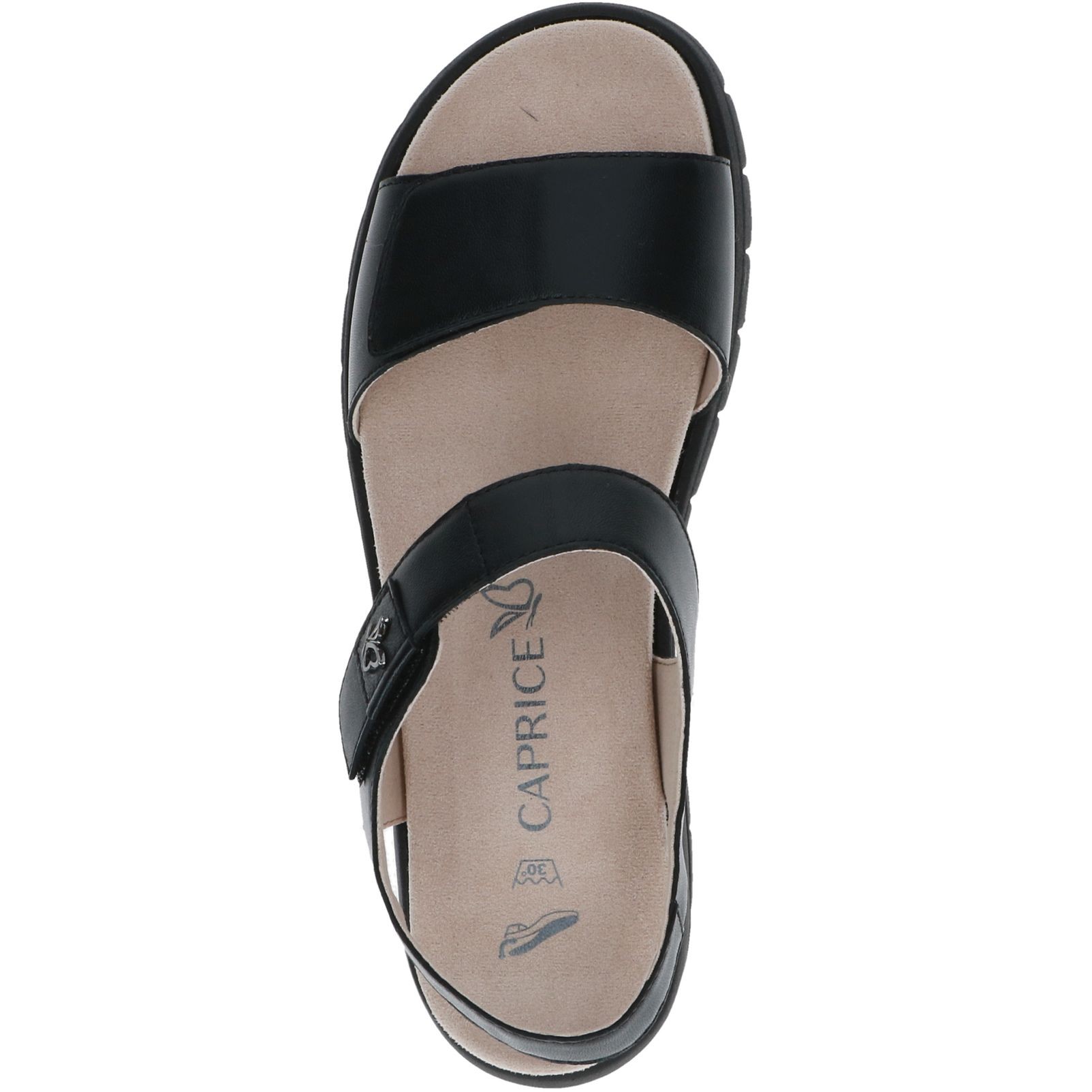 CAPRICE Basutės moterims, Juoda, Sandals 6