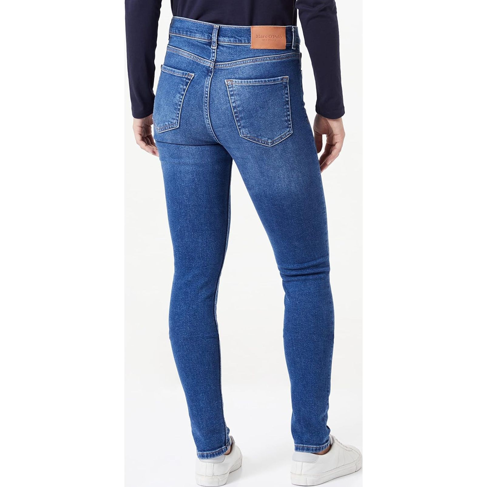 MARC O'POLO Kitsad teksad moterims, Dark blue stone wash 4