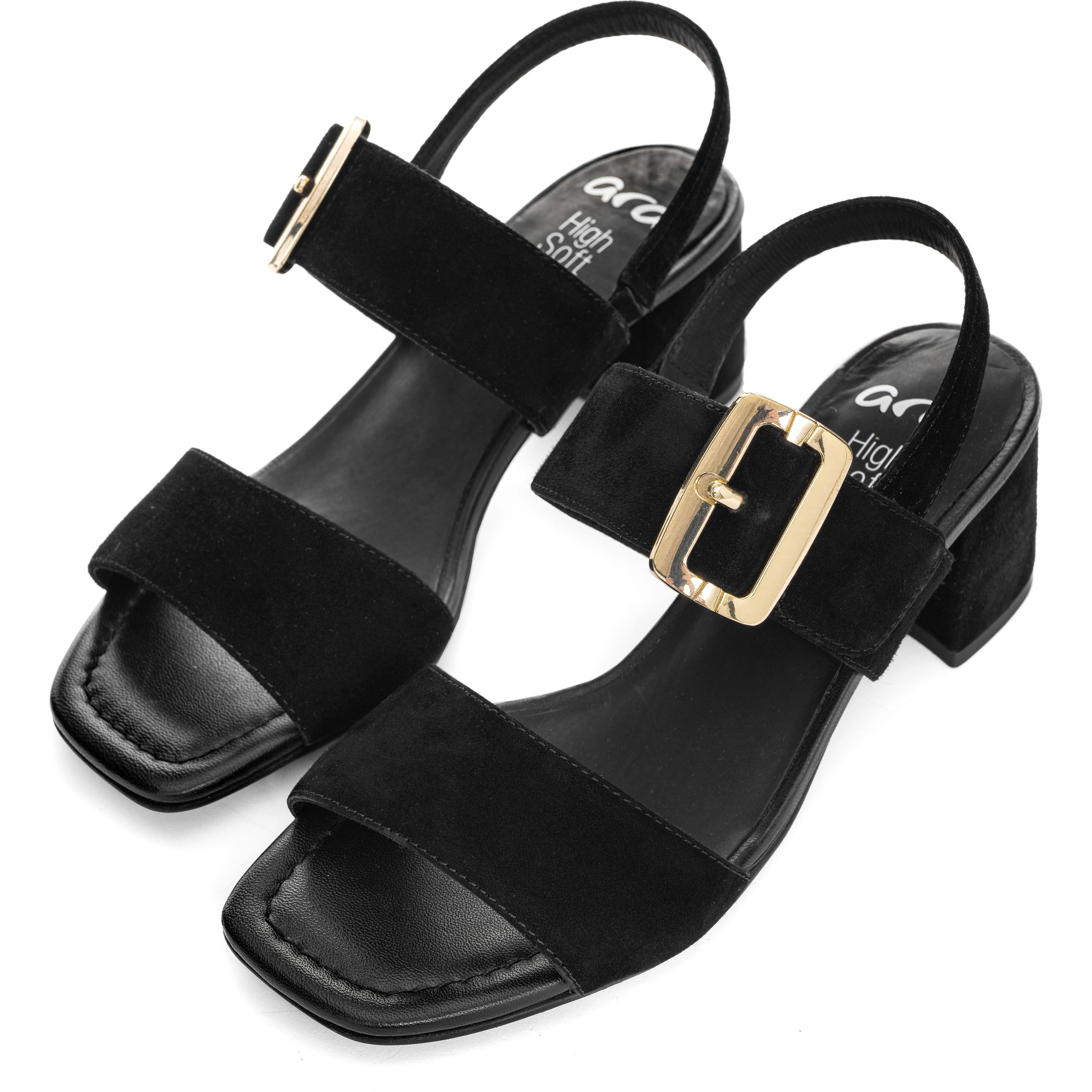 ARA Basutės moterims, Juoda, Brighton sandals 5