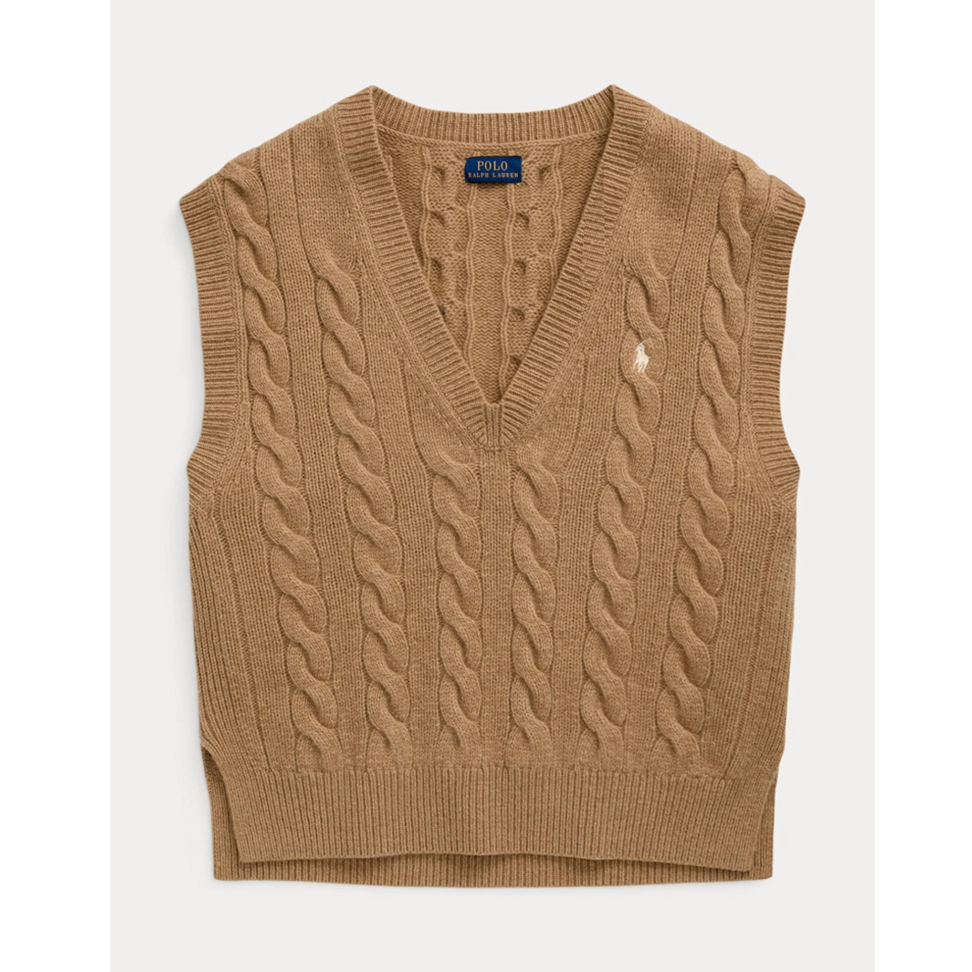 POLO RALPH LAUREN Megztinis moterims, Ruda, Sleeveless pullover 1