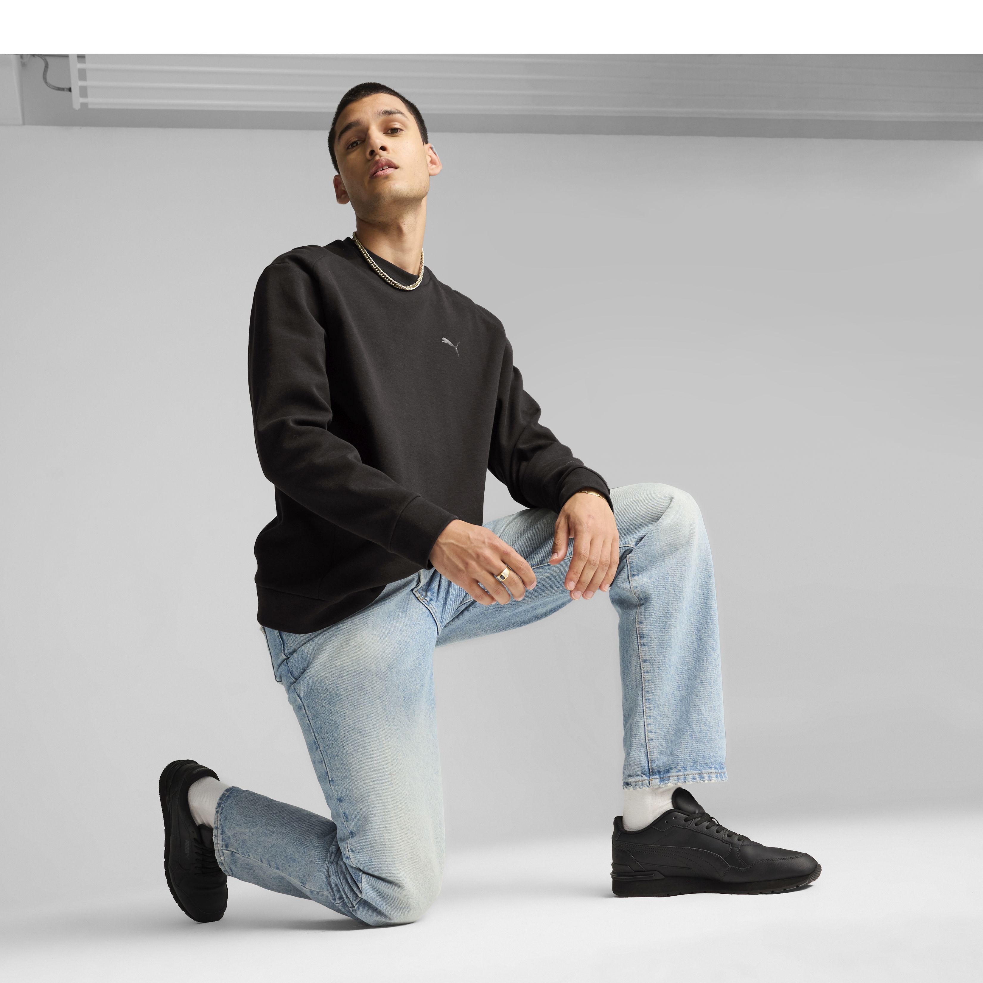 PUMA Laisvalaikio bateliai vyrams, Juoda, St runner leisure 8