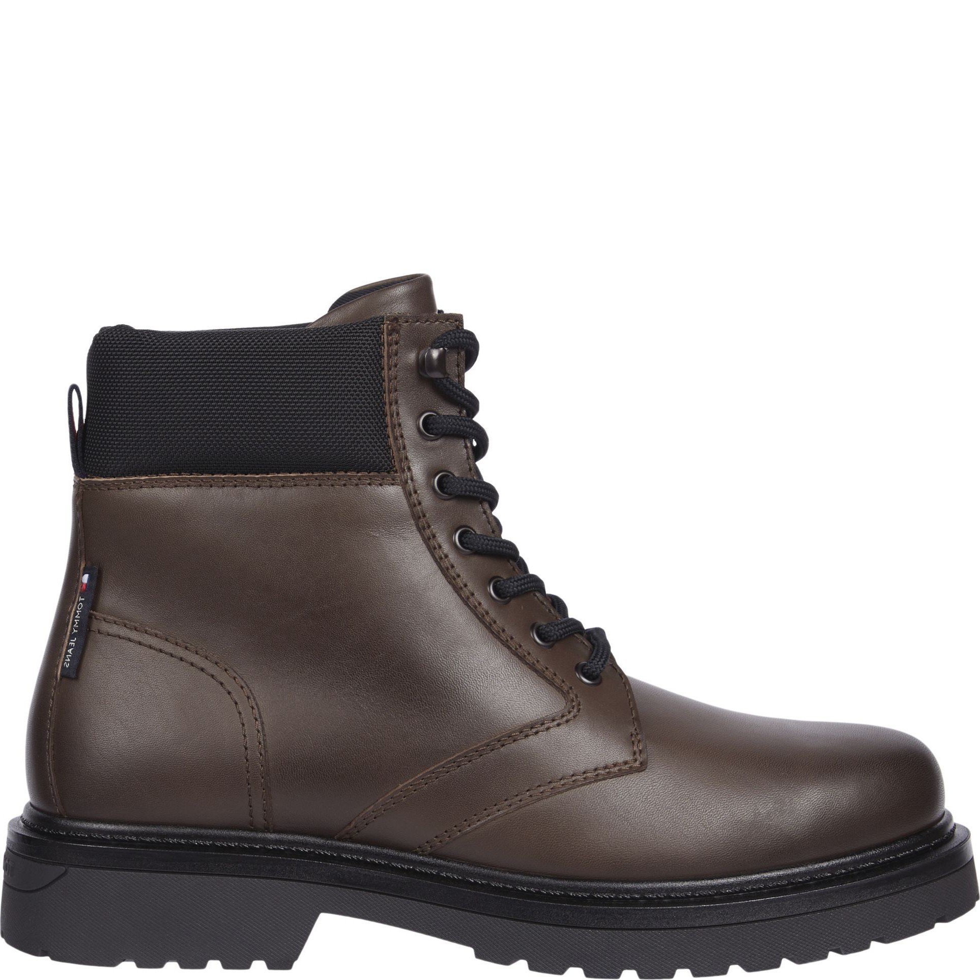 TOMMY JEANS Aulinukai vyrams, Ruda, Lace up boot 1