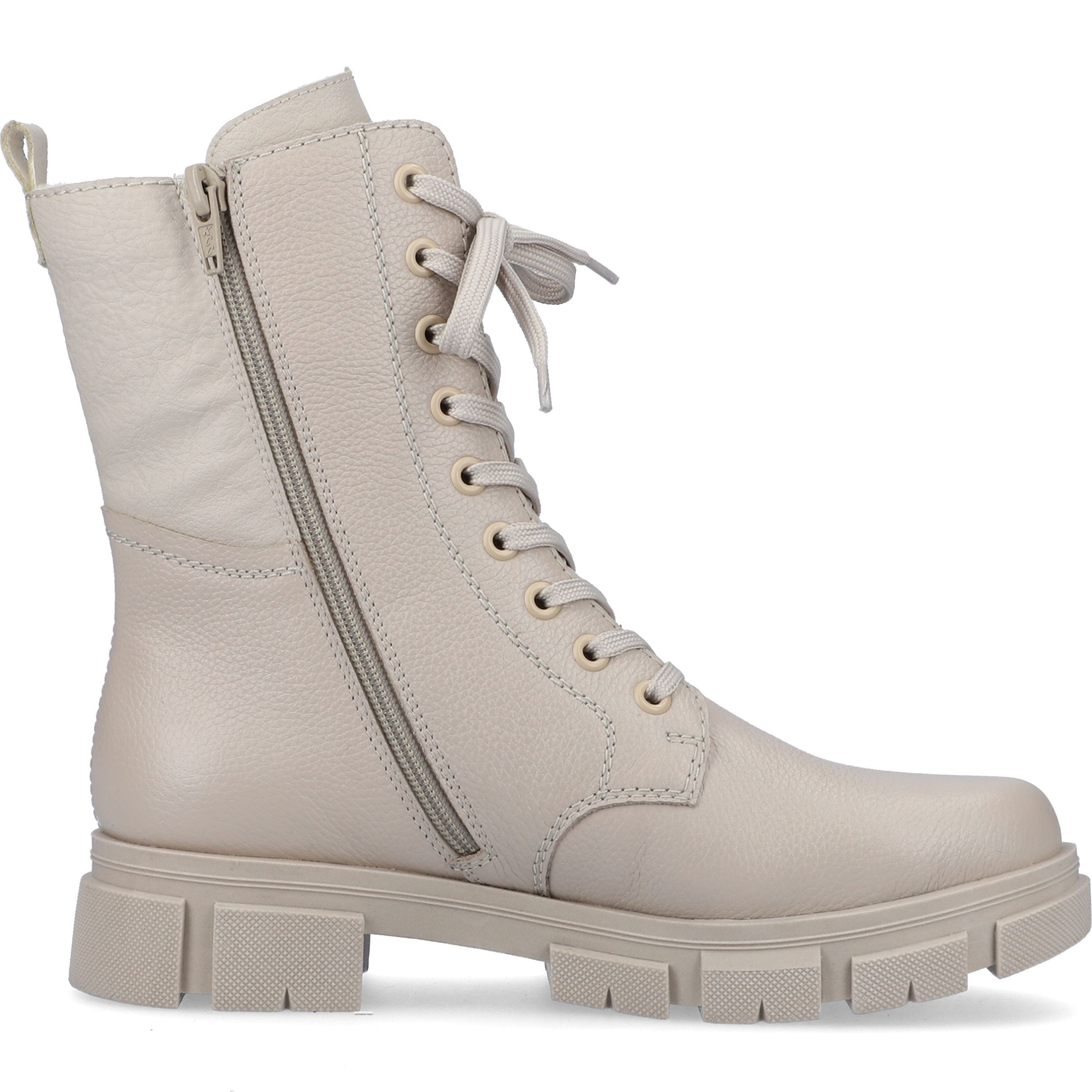 RIEKER Aulinukai moterims, Smėlio, BOOTIES 3