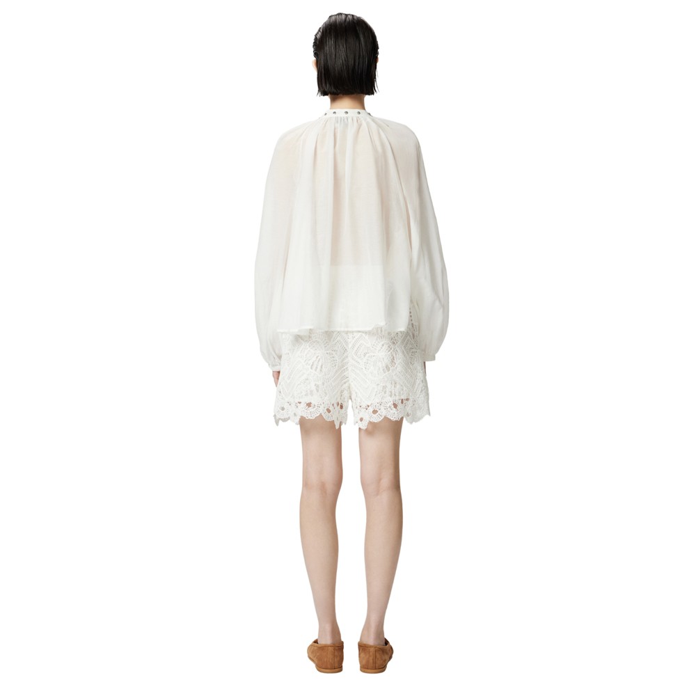 PINKO Palaidinės moterims, Balta, Darren blouse 5