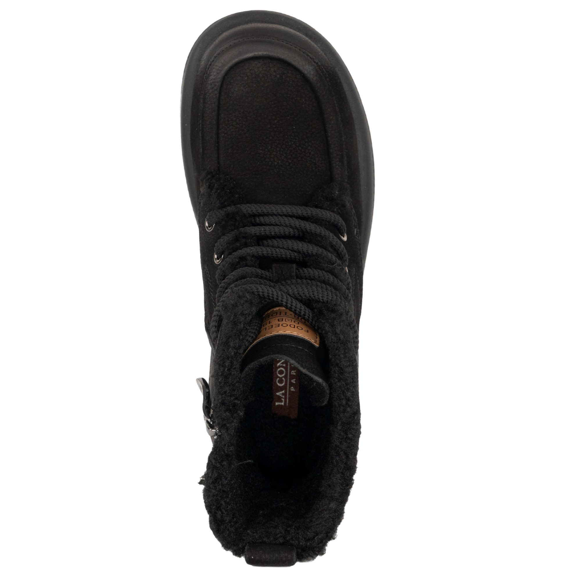 LA CONTE Aulinukai moterims, Juoda, Booties 4