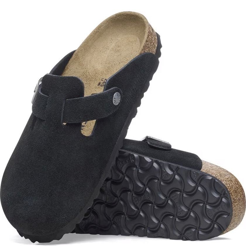 BIRKENSTOCK Šlepetės, Juoda, Boston slippers 5