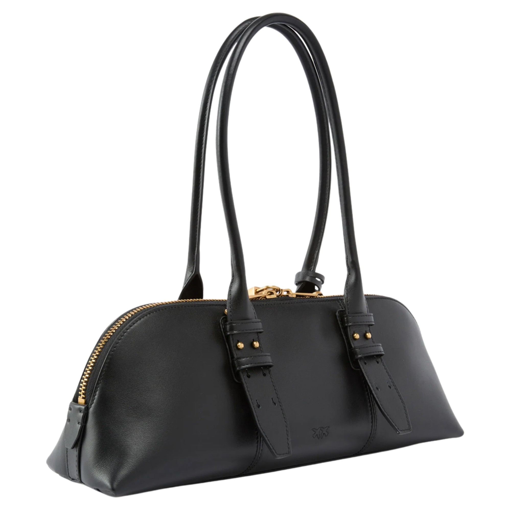 PINKO Rankinė moterims, Juoda, Bowling horizontal big bag 2