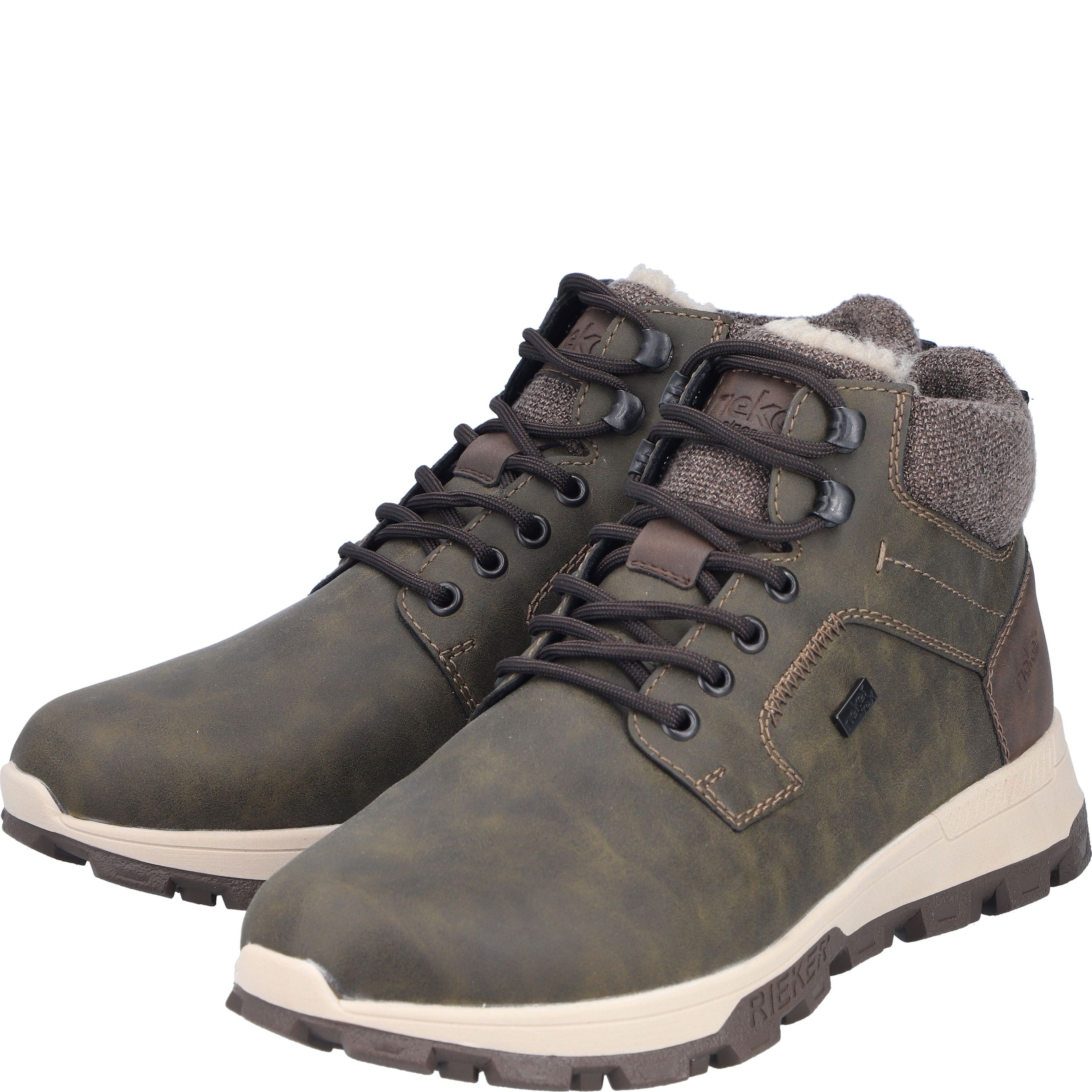 RIEKER Aulinukai vyrams, Žalia, Men's boots 11