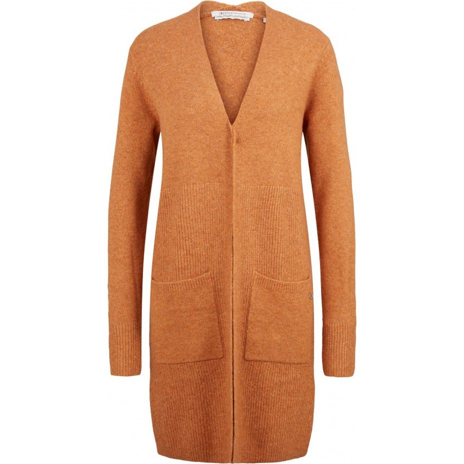 TOM TAILOR Kardiganas moterims, Ruda, Kardiganas 1