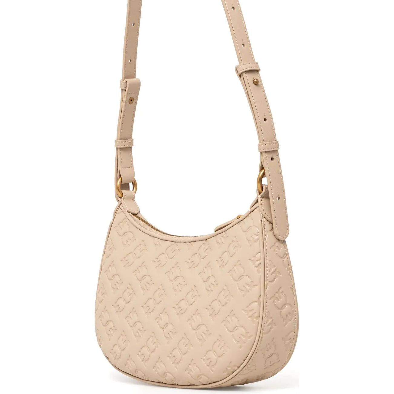 PINKO Rankinė per petį moterims, Smėlio, Mini love bag shoulder bag 3