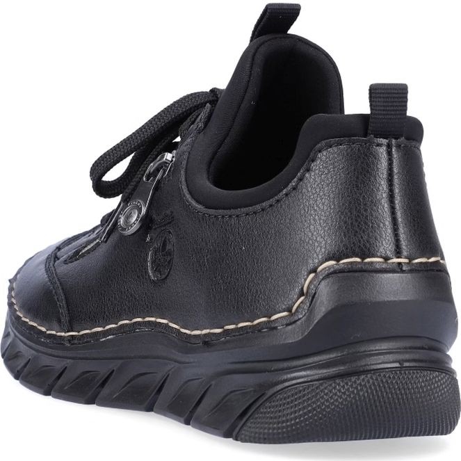 RIEKER Laisvalaikio bateliai moterims, Juoda, Ladies shoes 6