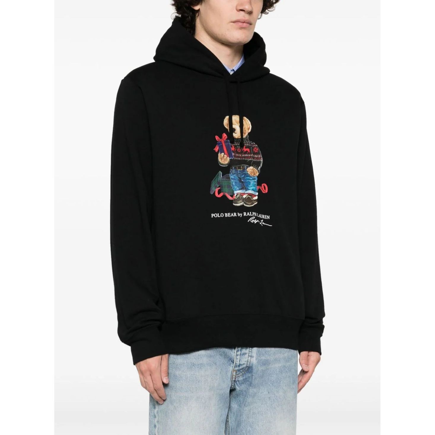 POLO RALPH LAUREN Sportinis nertinis vyrams, Juoda, Long sleeve sweatshirt 3