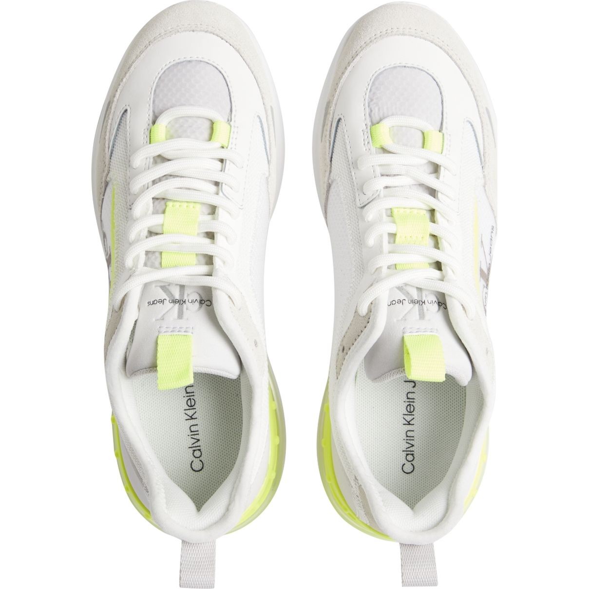 CALVIN KLEIN JEANS Sportiniai bateliai moterims, Balta, COMFAIR  SU-MESH W 3