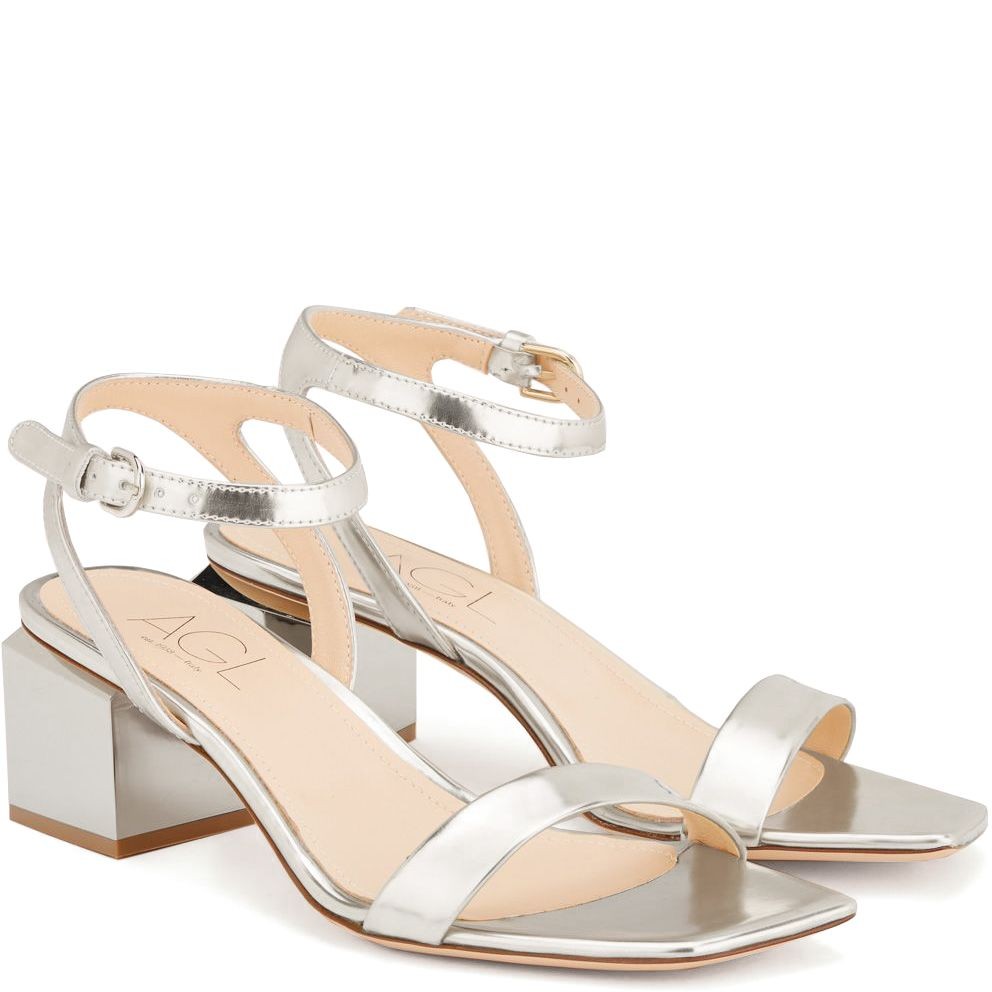 AGL Basutės moterims, Sidabrinė, Angie sandals 1