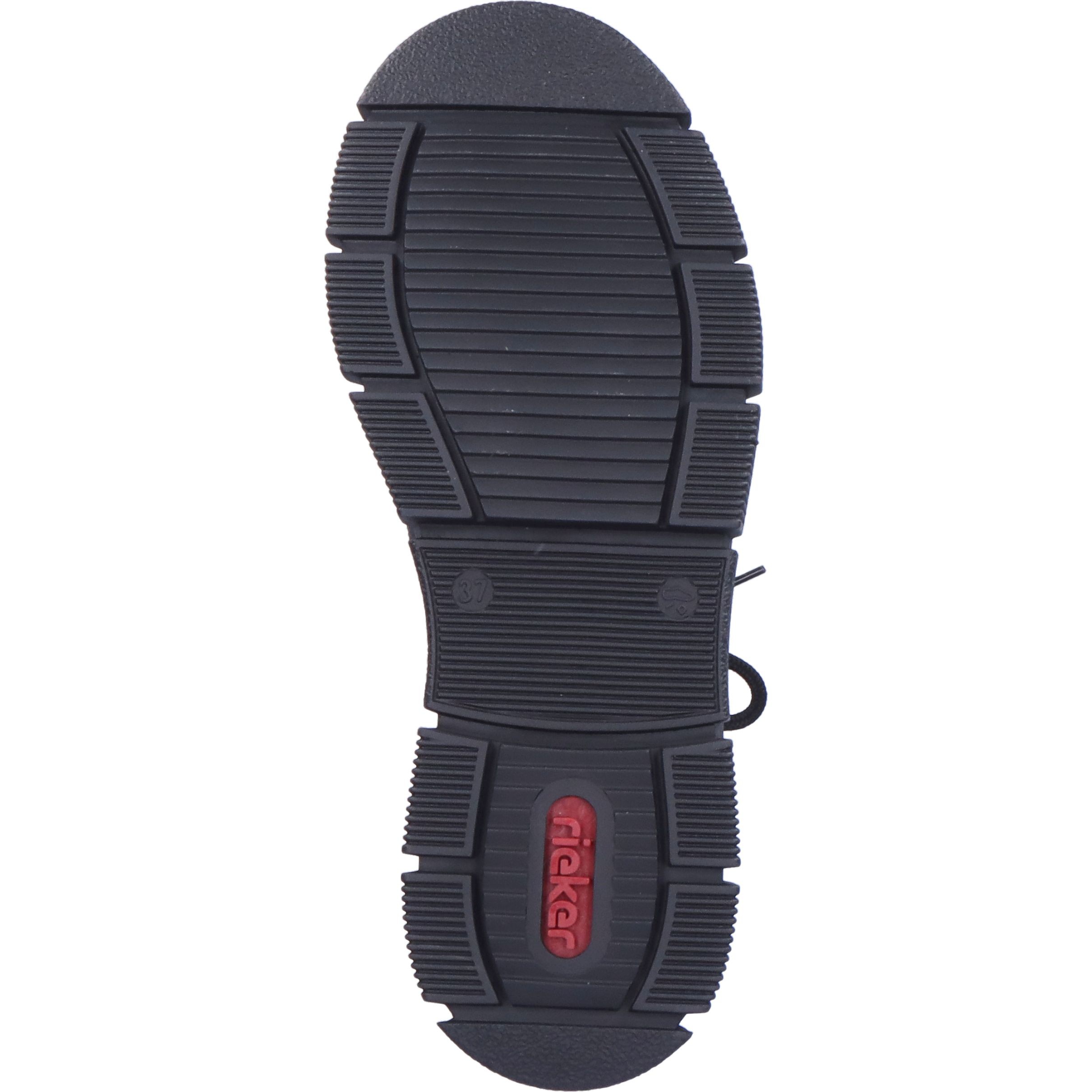 RIEKER Aulinukai moterims, Juoda, BOOTIES 4