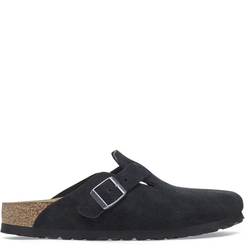 BIRKENSTOCK Šlepetės, Juoda, Boston slippers 2