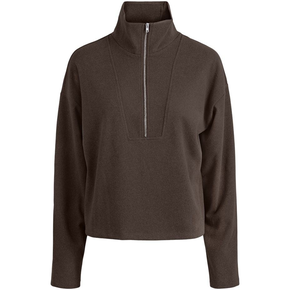 PIECES Megztinis moterims, Ruda, PCFLEX LS FLEECE TOP 1