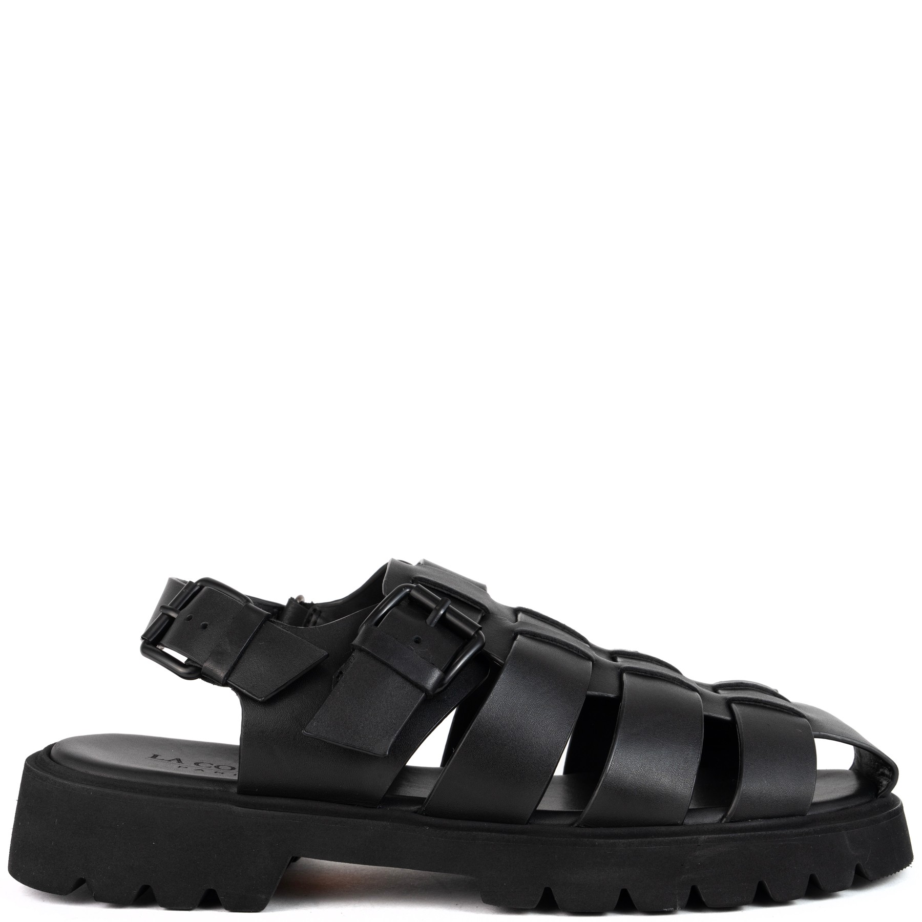 SERGIO MORETTI Basutės vyrams, Juoda, Sandals 2