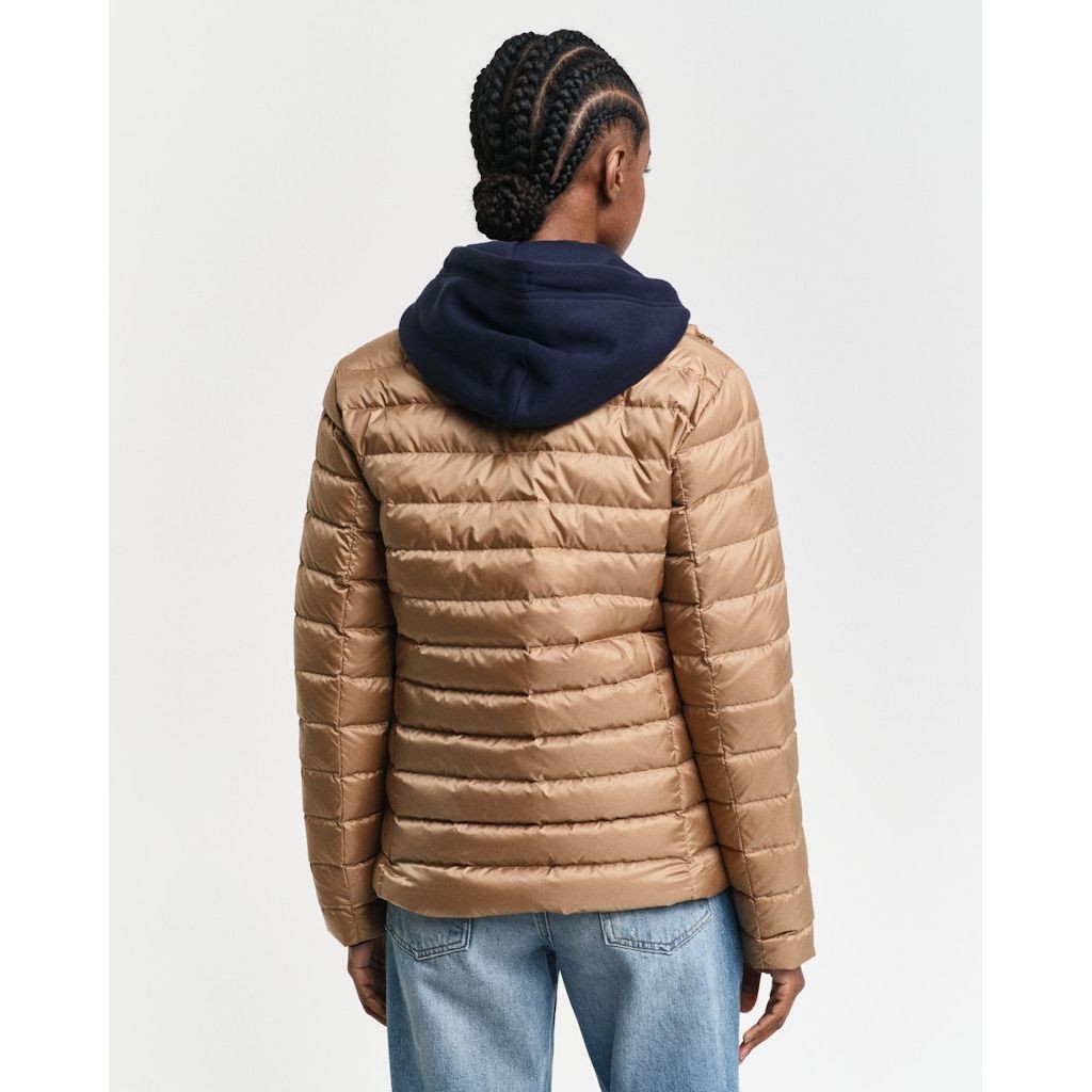 GANT Striukė moterims, Chaki, LIGHT DOWN JACKET 3