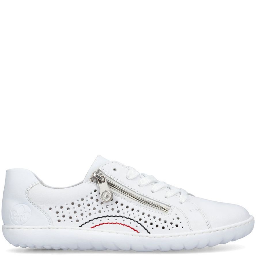 RIEKER Laisvalaikio bateliai moterims, Balta, LEISURE 6