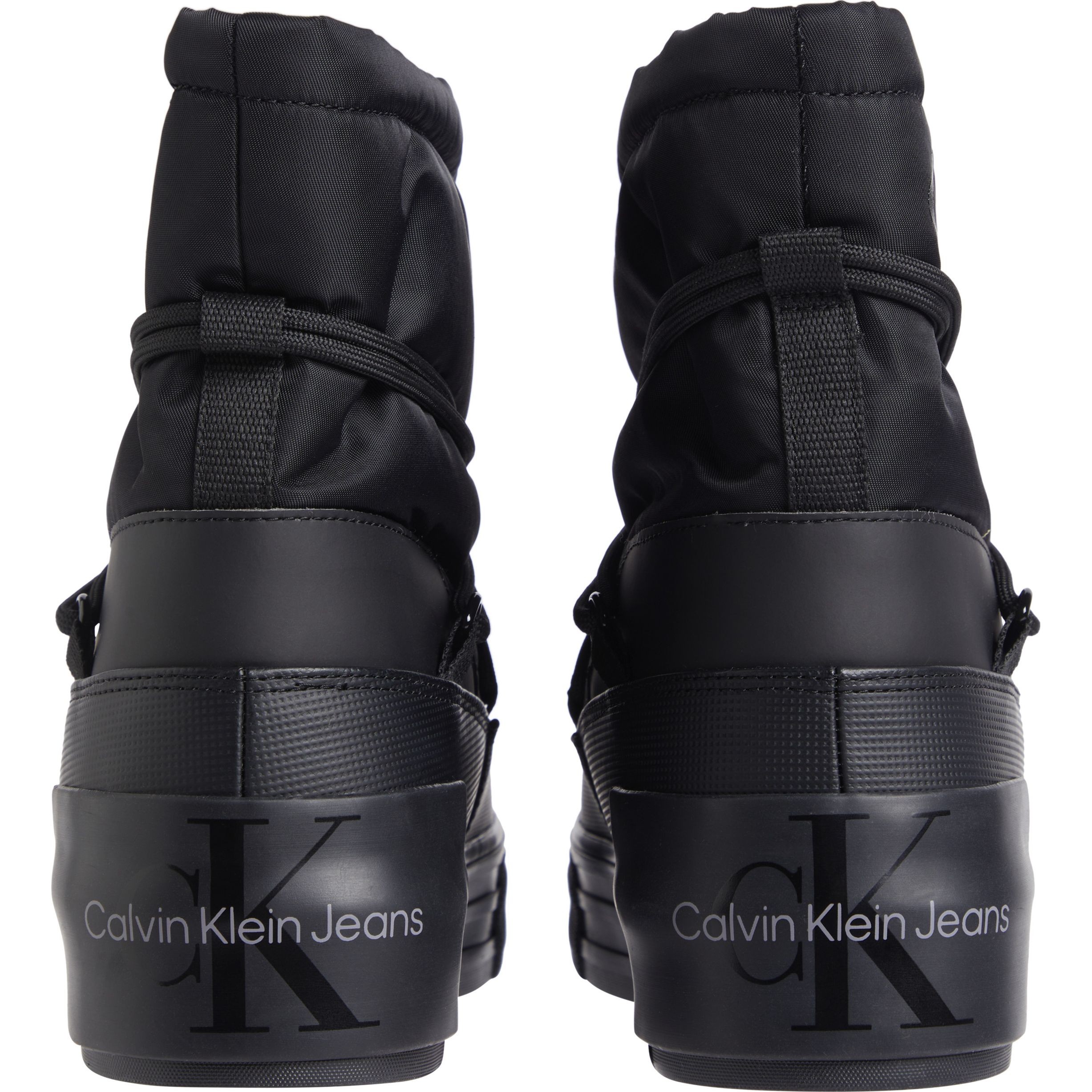 CALVIN KLEIN JEANS Pašiltinti aulinukai moterims, Juoda, Vulc flatform snow boot 3