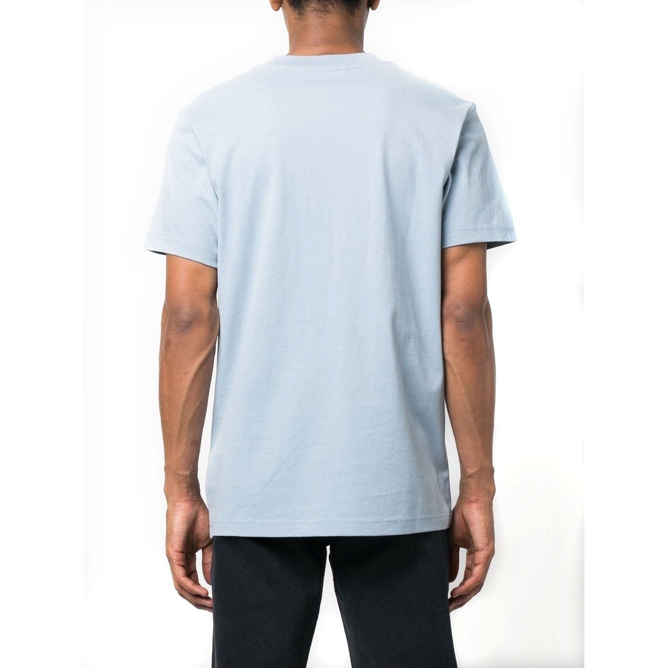 CALVIN KLEIN JEANS Marškinėliai trump. rankovėmis vyrams, Mėlyna, Shrunken badge tee 3