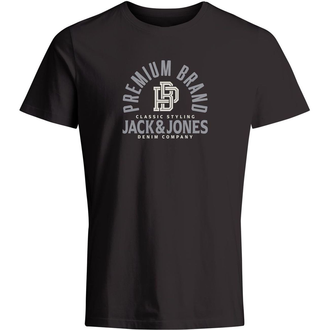 JACK & JONES Marškinėliai vyrams, Juoda, JPRSTAR TEE SS CREW 1