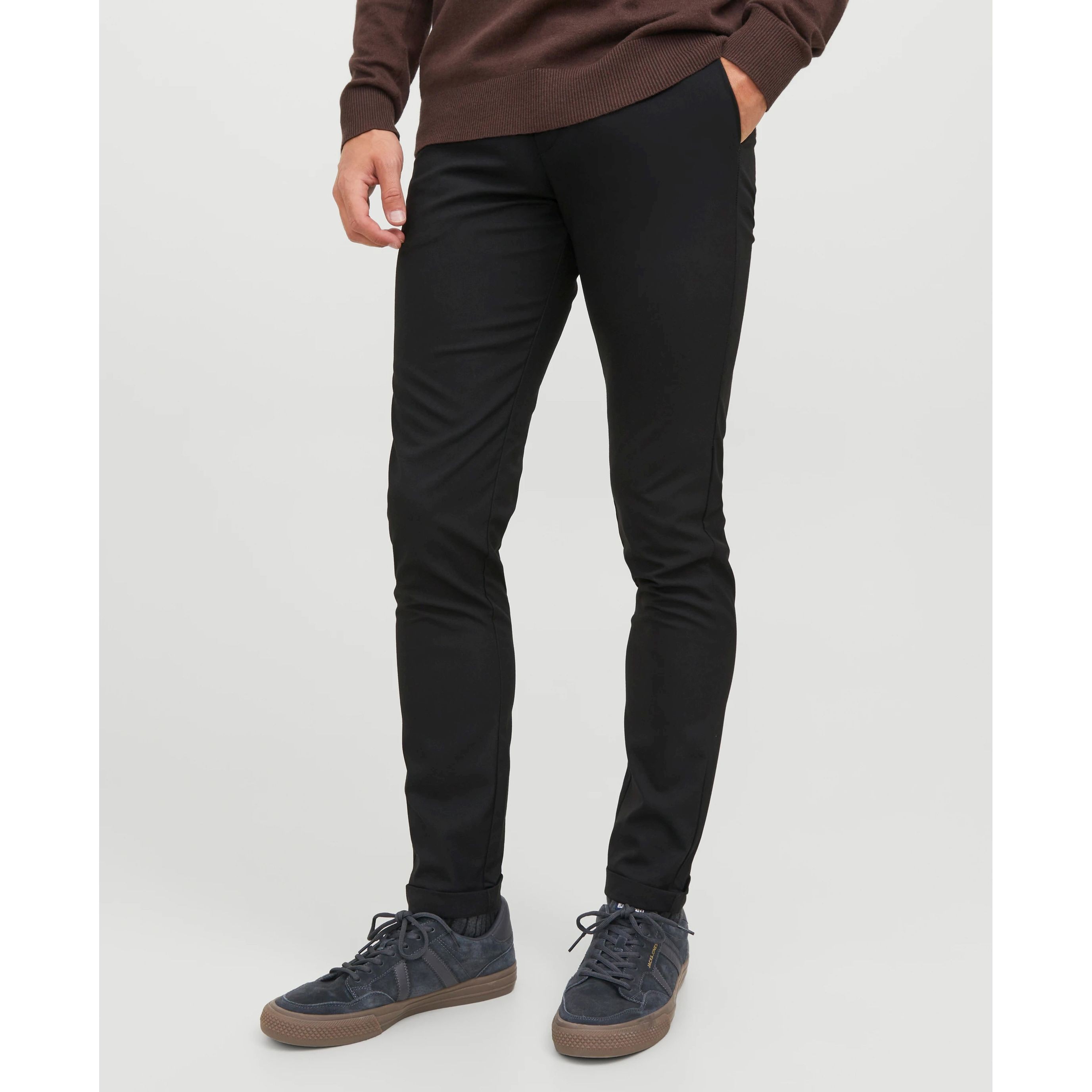 JACK & JONES Kelnės vyrams, Juoda, STUDIO 3