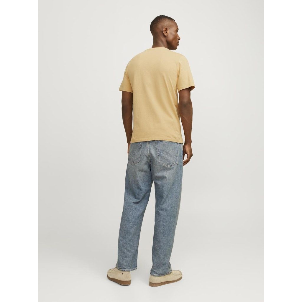 JACK & JONES Marškinėliai vyrams, Smėlio, JPRSTAR TEE SS CREW 4