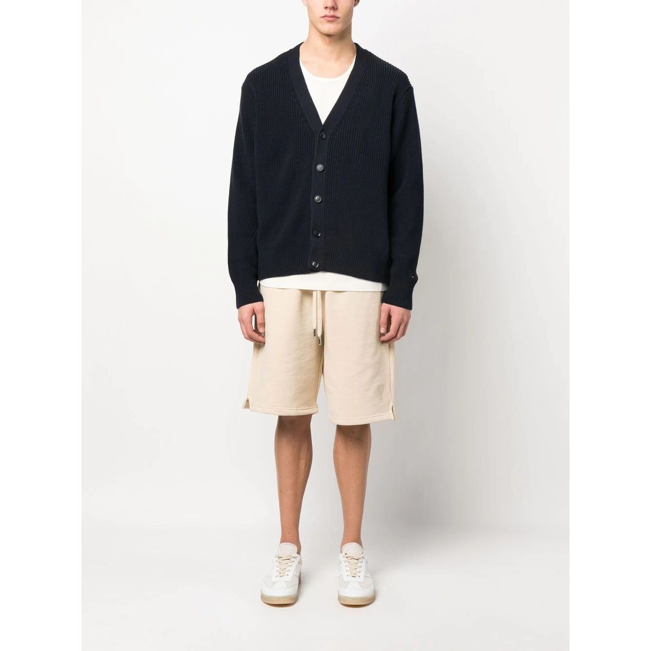 TOMMY HILFIGER Kardiganas vyrams, Mėlyna, Rib structure cardigan 2