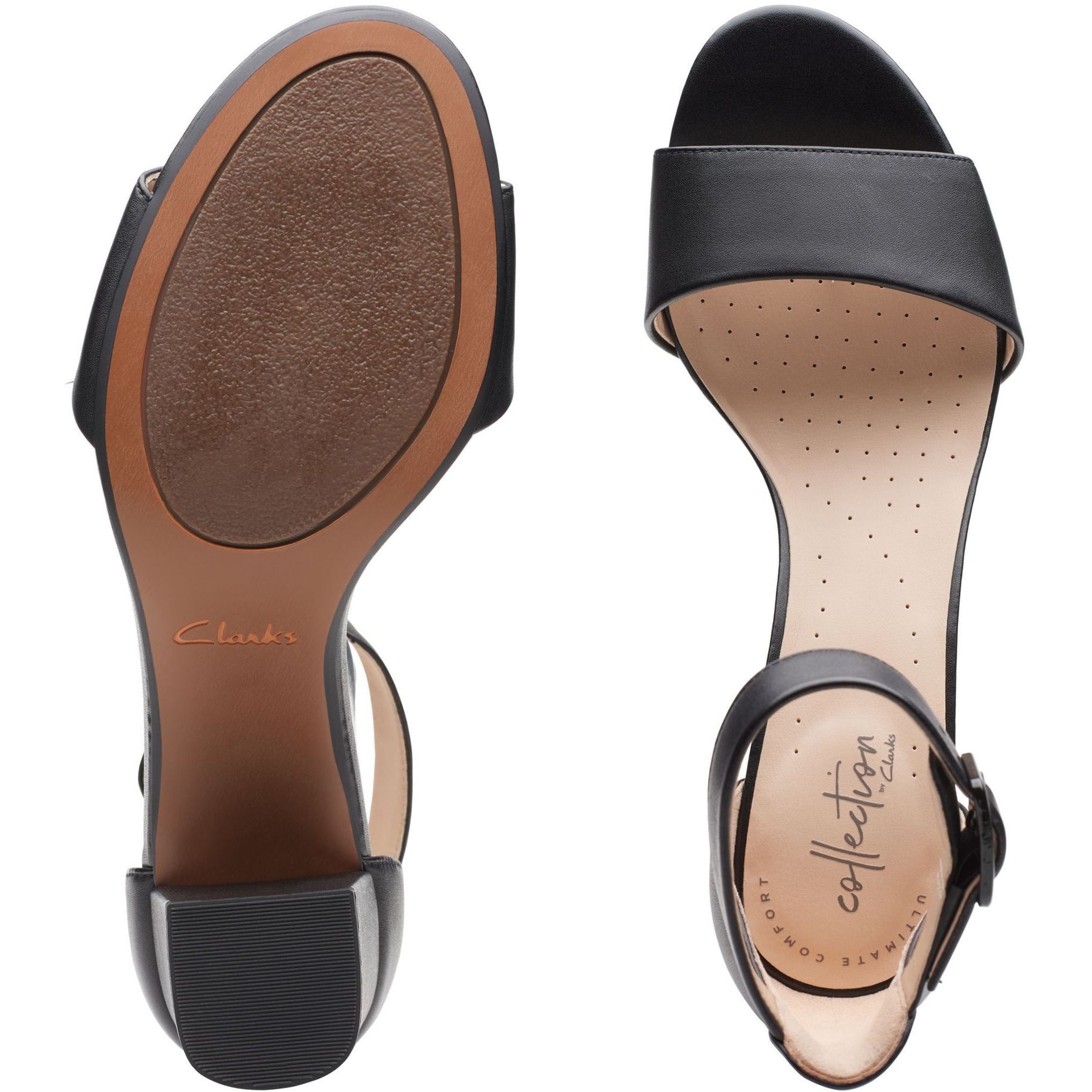 CLARKS Basutės moterims, Juoda, Deva Mae sandals 7
