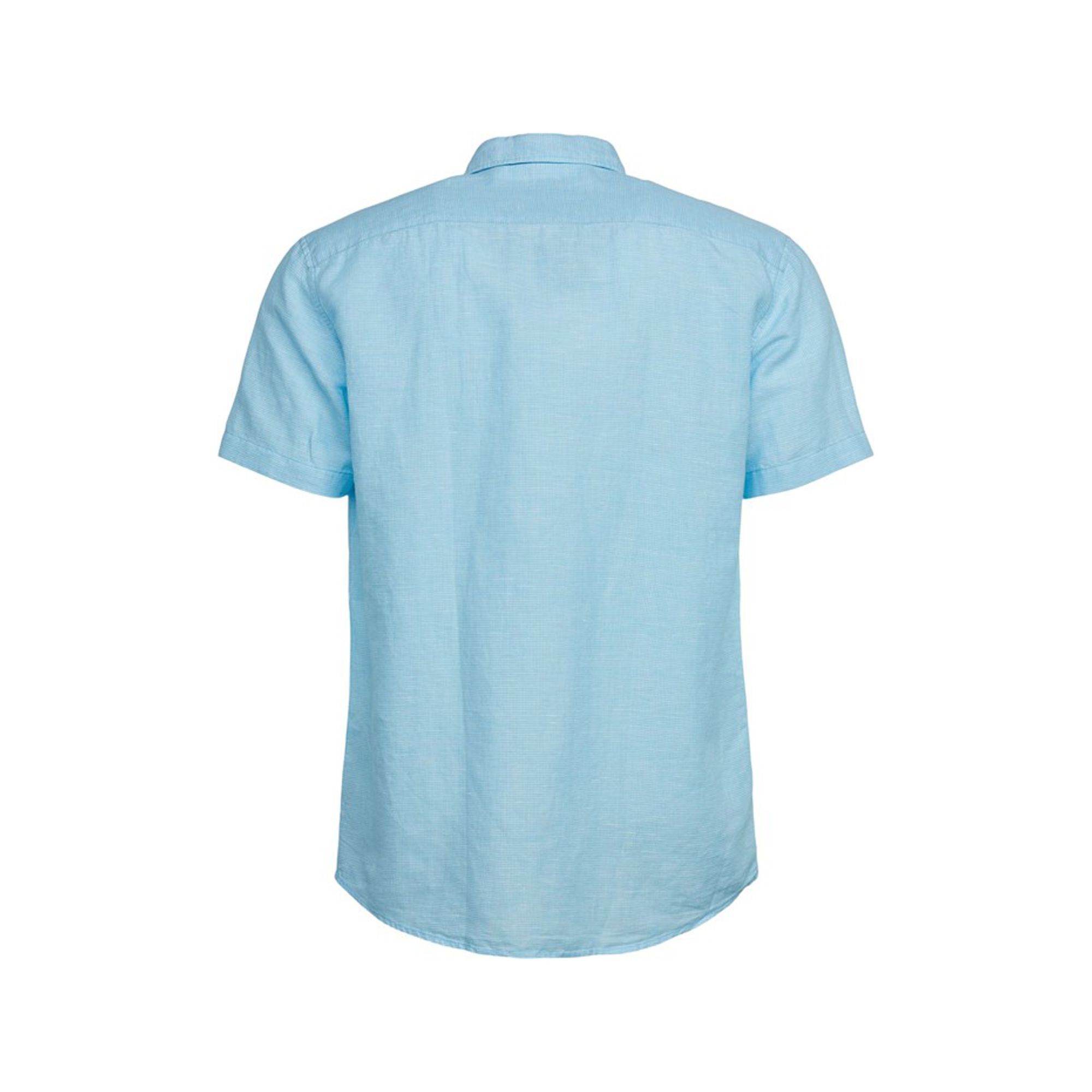 ESPRIT Trumpomis rankovėmis marškiniai vyrams, Linen Hndstooth 2