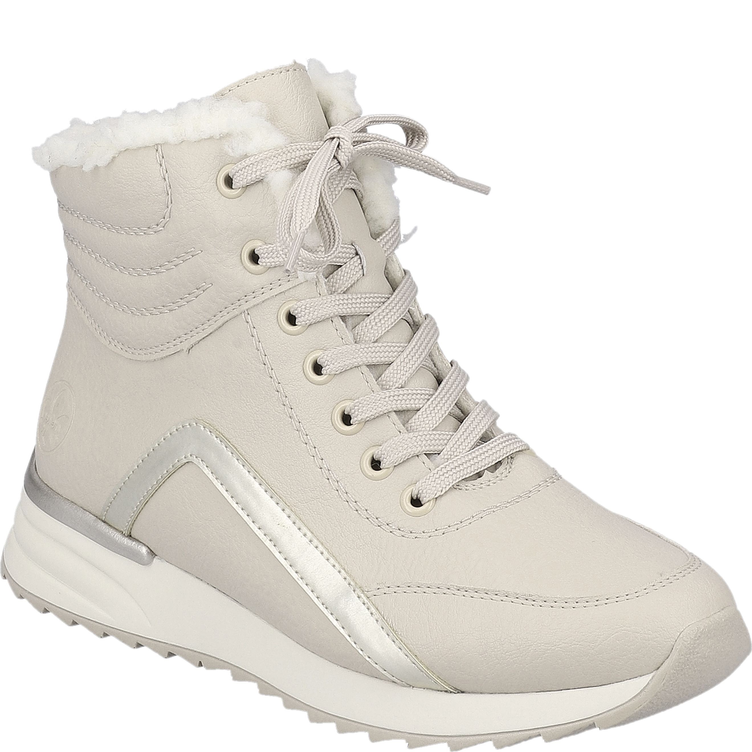 RIEKER Aulinukai moterims, Smėlio, Ladies mid height boots 1