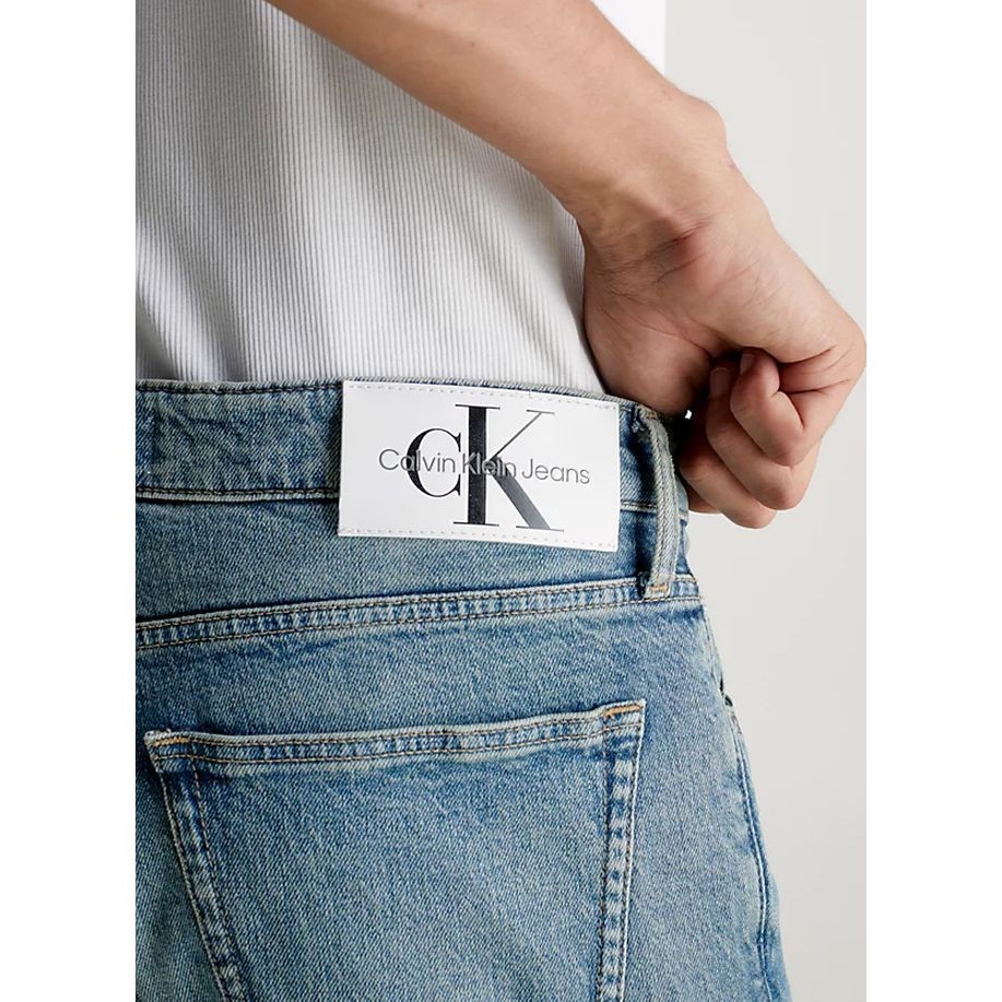 CALVIN KLEIN JEANS Tiesūs džinsai vyrams, Mėlyna, Tapered 4