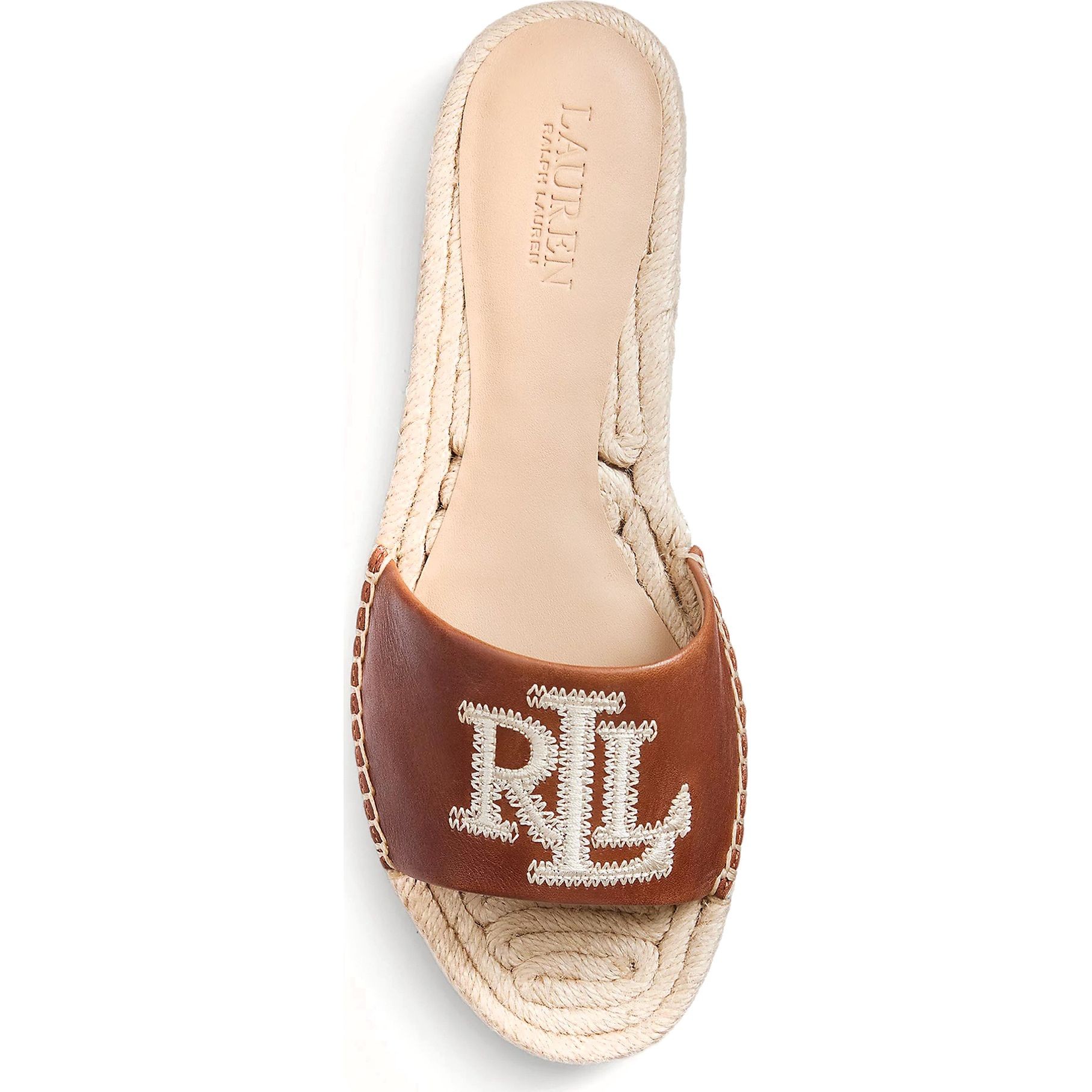 LAUREN RALPH LAUREN Espadrilės moterims, Ruda, Polly logo espadrilles 4