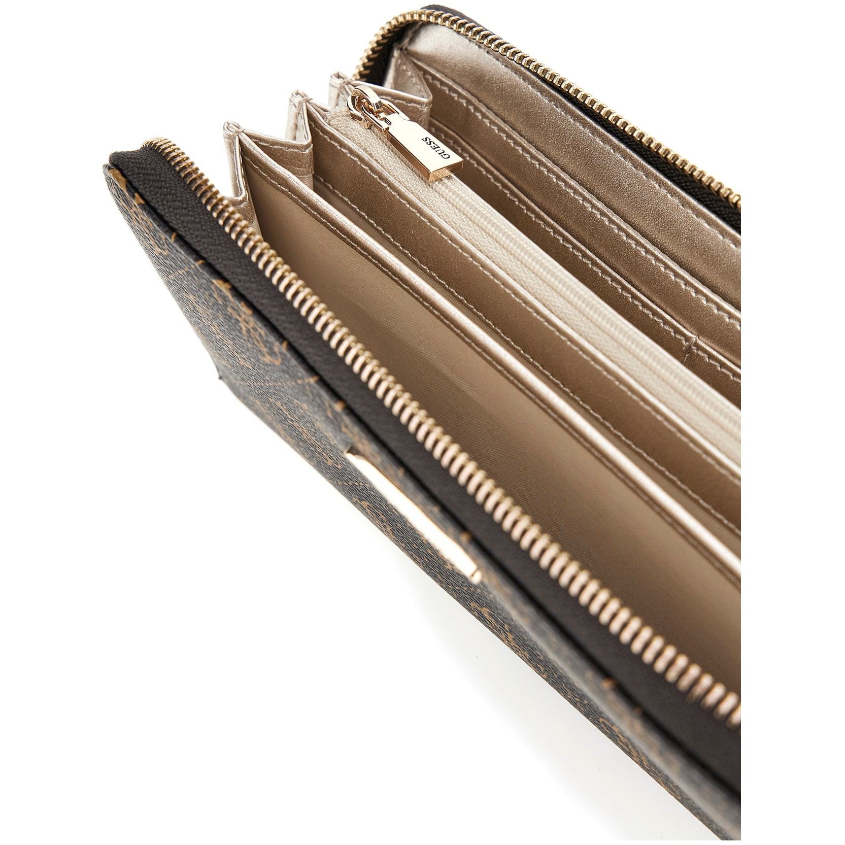 GUESS Piniginė moterims, Ruda, Laurel wallet 4