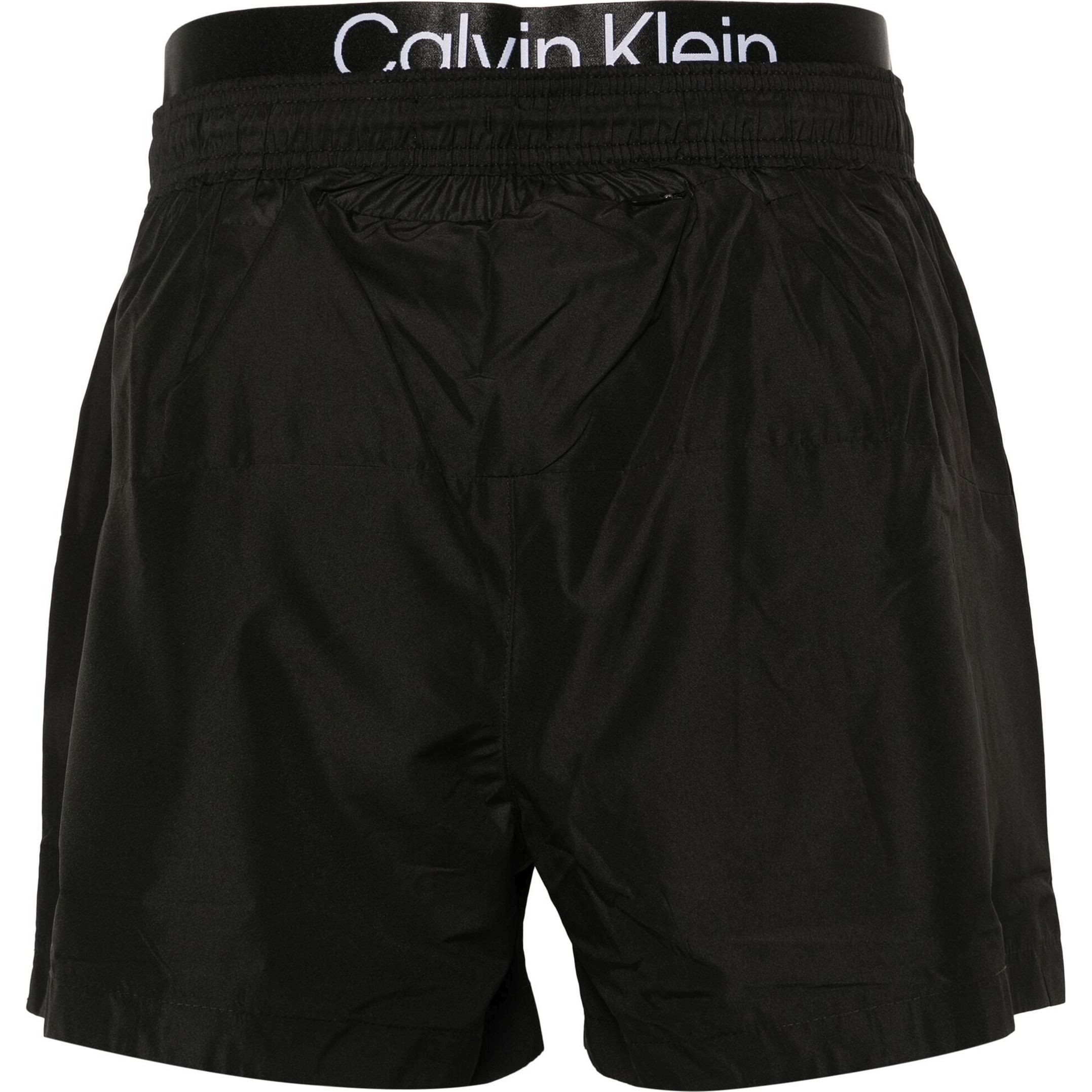 CALVIN KLEIN UW Apatinė kostiumėlio dalis vyrams, Juoda, Swim trunk 2