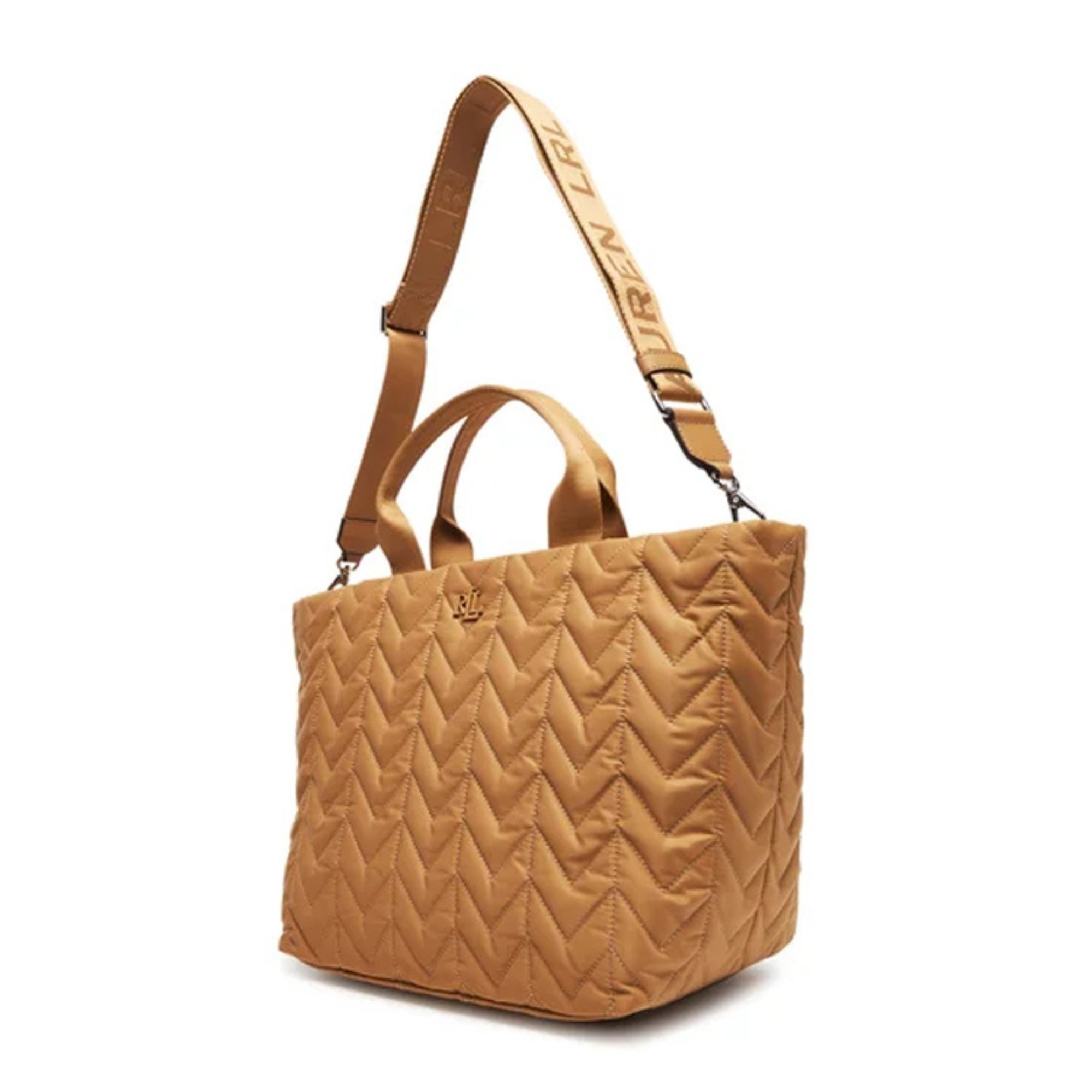 LAUREN RALPH LAUREN Pirkinių krepšys moterims, Chaki, Stevie tp zp tote extra large 3