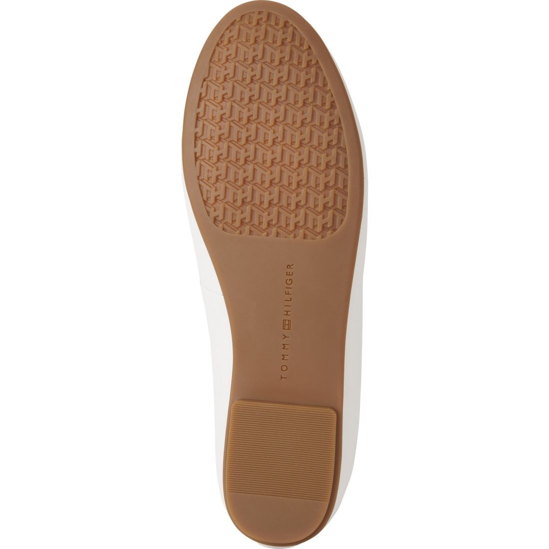 TOMMY HILFIGER Balerinos moterims, Balta, Round ballerina 4