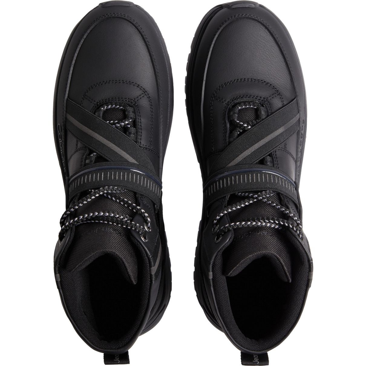 CALVIN KLEIN JEANS Aulinukai vyrams, Juoda, Hiking lace up boot band 3