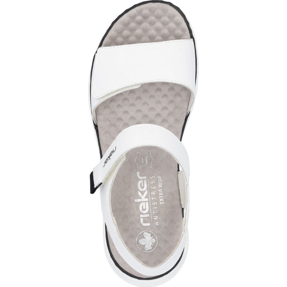 RIEKER Basutės moterims, Balta, Sandals 5