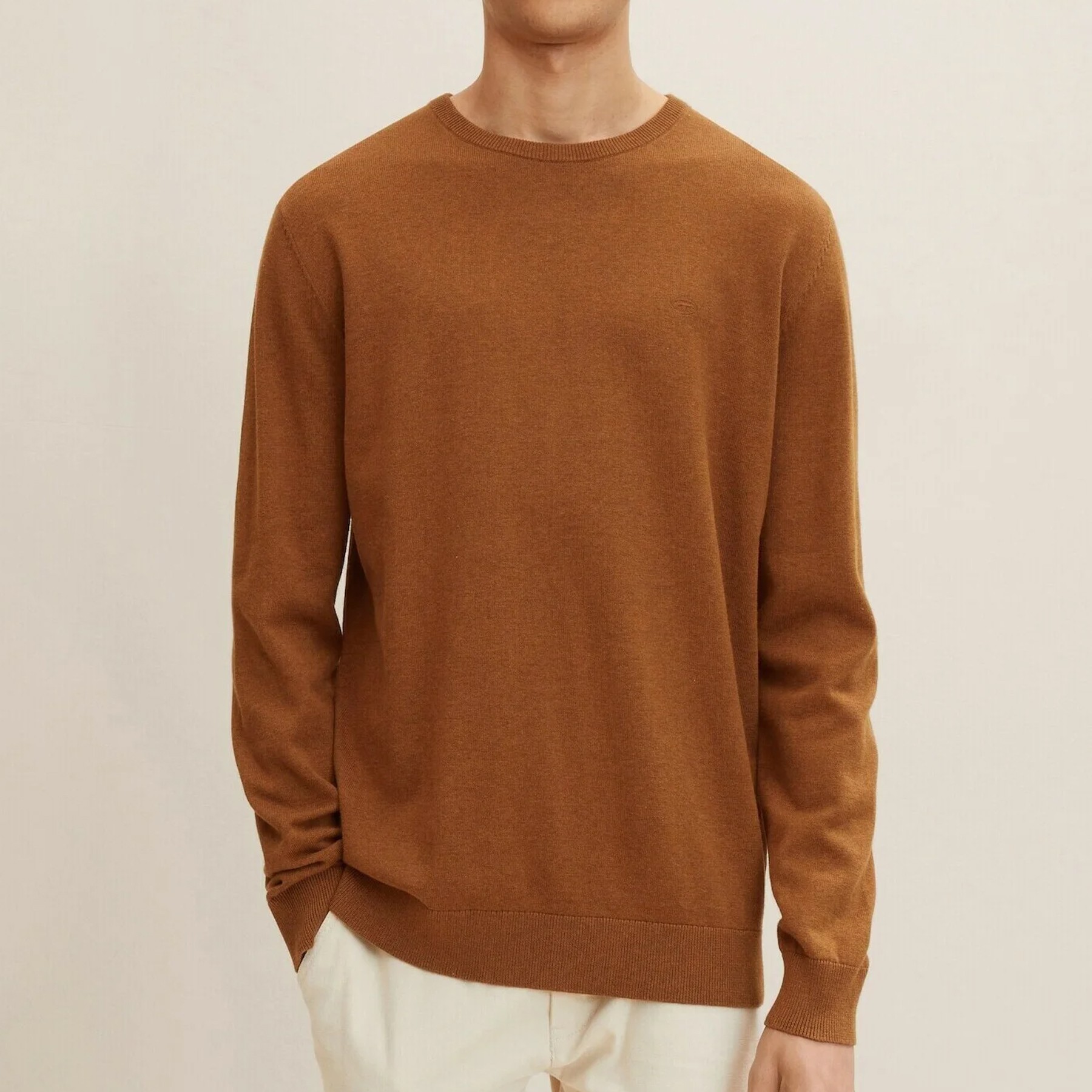 TOM TAILOR Megztinis vyrams, Ruda, Megztiniai 2