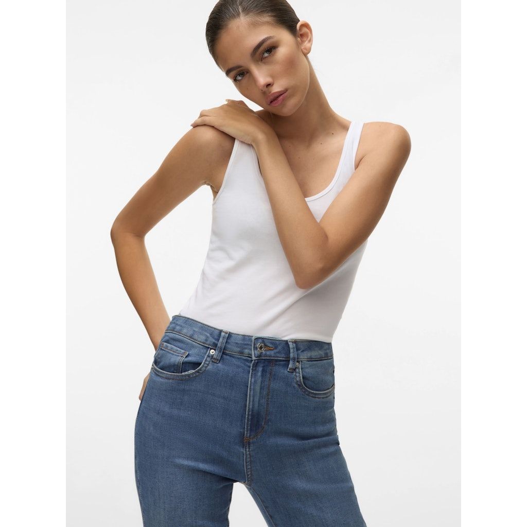 VERO MODA Marškinėliai moterims, Balta, VMMAXI MY SOFT UU TA 5