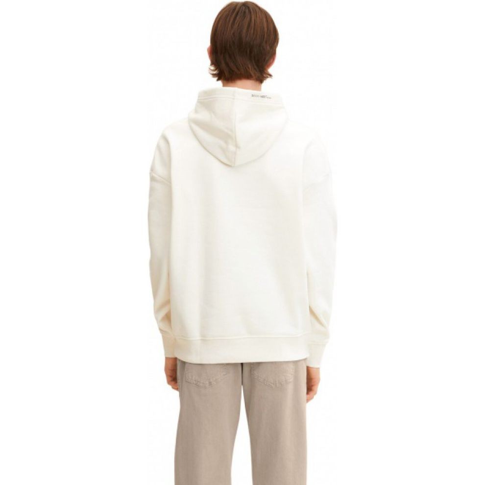 TOM TAILOR Megztinis vyrams, Balta, Megztinis 3